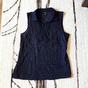 Ann Taylor Eyelet Top